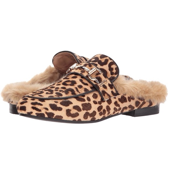 Steve Madden Shoes - NWT Steve Madden Jill Leopard Fur Lined Mules 10